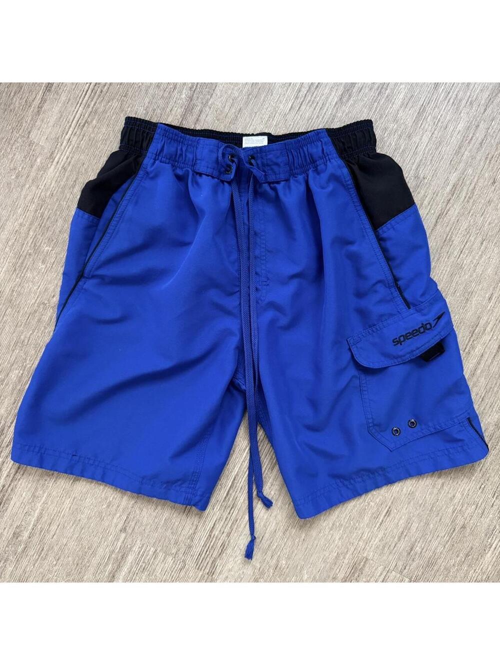 Speedo Men's Blue Swim-briefs-short